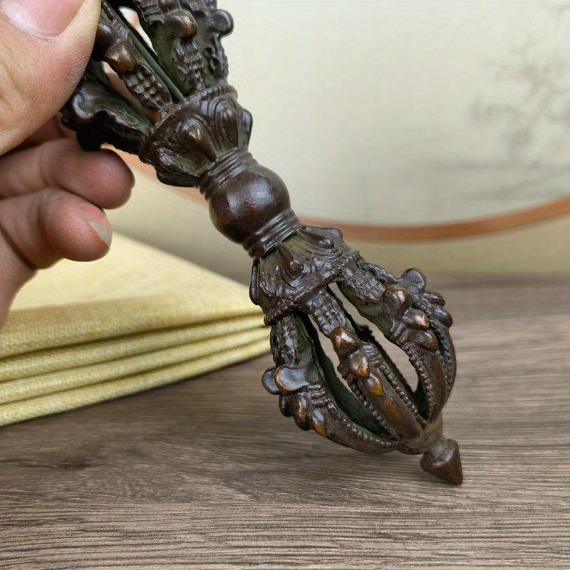 Tibetan Old Ritual Nine-strand Dorje Vajra Tibet Buddhism Pendant Necklace Jewelry Car Decoration