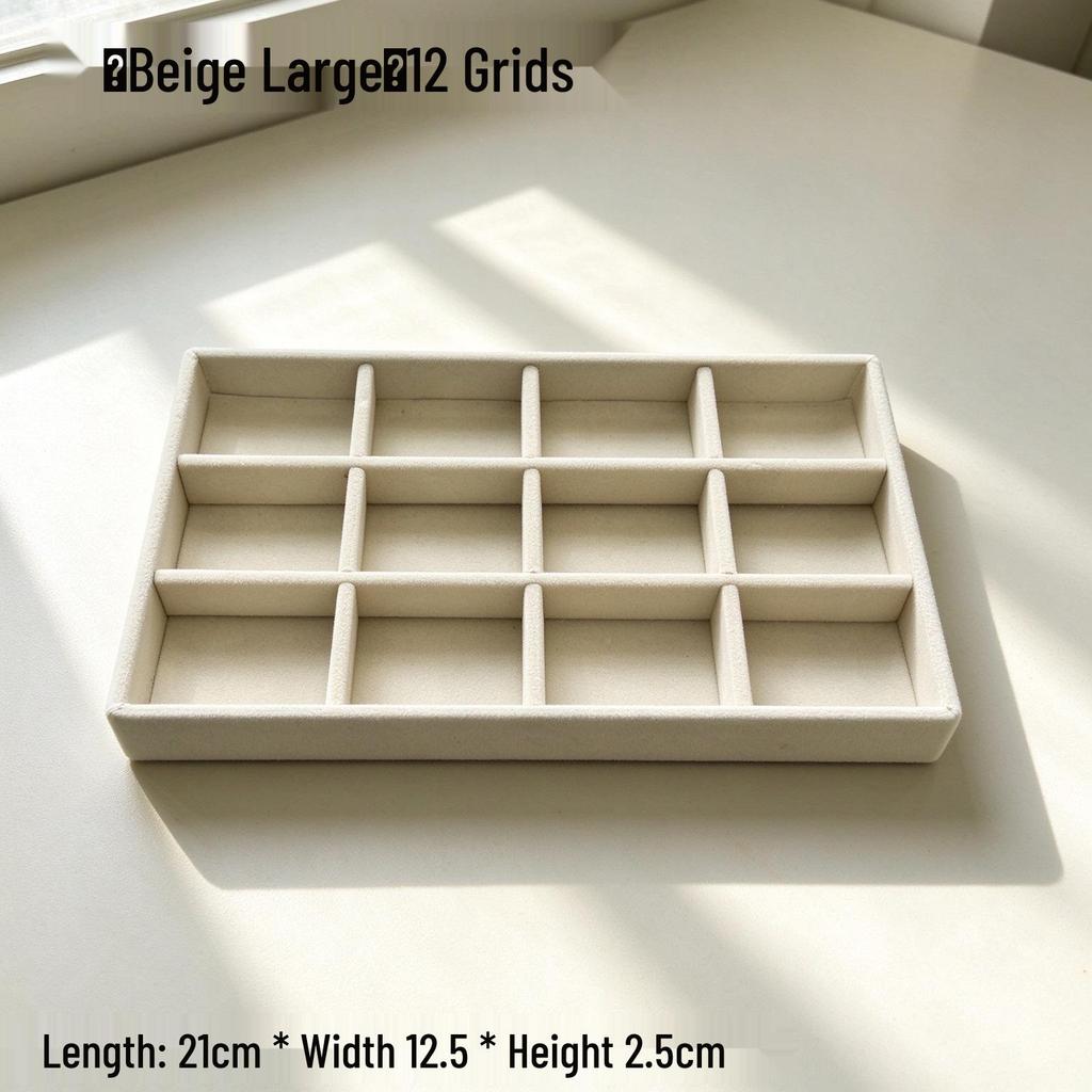 Multi-Functional Jewelry Storage Box & Display Tray for Accessories