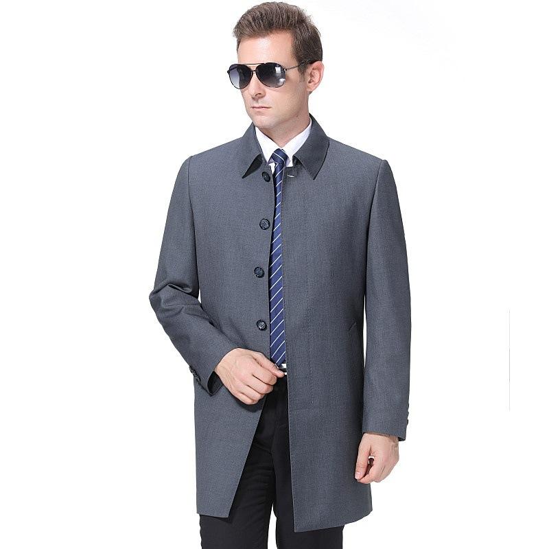 

Новая ветровка мужская средней длины из шелка тутового дерева на весну и осень повседневная куртка для пап среднего возраста 205