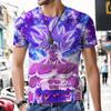 2026 Summer Dragon Ball Retro Fitness T-shirt Men's Oversized 3D Printed Short-sleeved Family