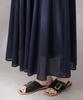 Nano Universe Made in India Cotton Flared Size S Dress, Women's, (120), Navy, 669-5119303