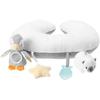 Soft Interactive Cushion - NUBY - Tummy Time - Grey / White