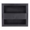 Black Plastic Swivel Cuff Links Box Cufflinks Holder Storage Case Display