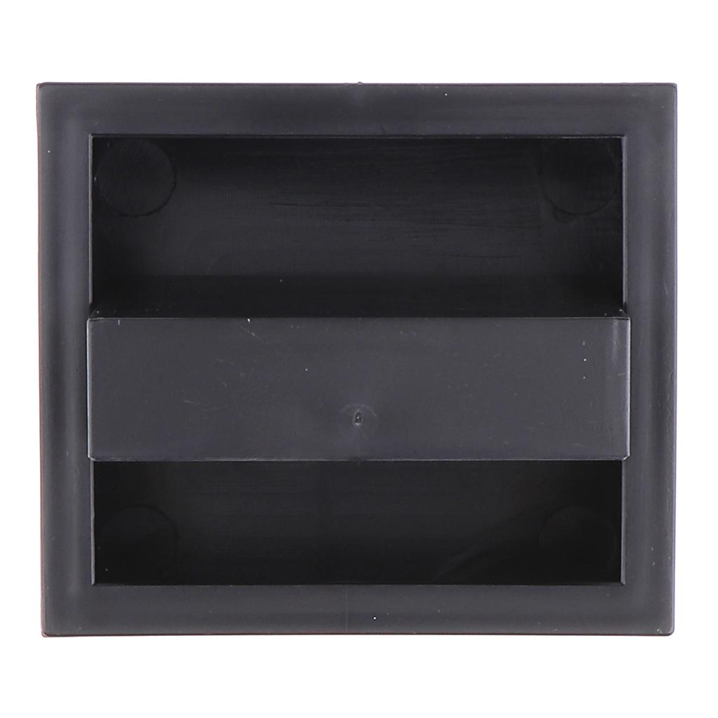 Black Plastic Swivel Cuff Links Box Cufflinks Holder Storage Case Display