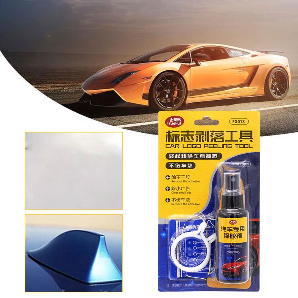 Car Scraper Lettering Adhesive Badge Emblem Decal Removal Remover EW Kit N Tool 60ml H1H6