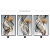 Gold Line Luxury Canvas Painting Nordic Home Decor Wall Art Deer Poster and Print Abstract Minimalist Art for Living Room Design