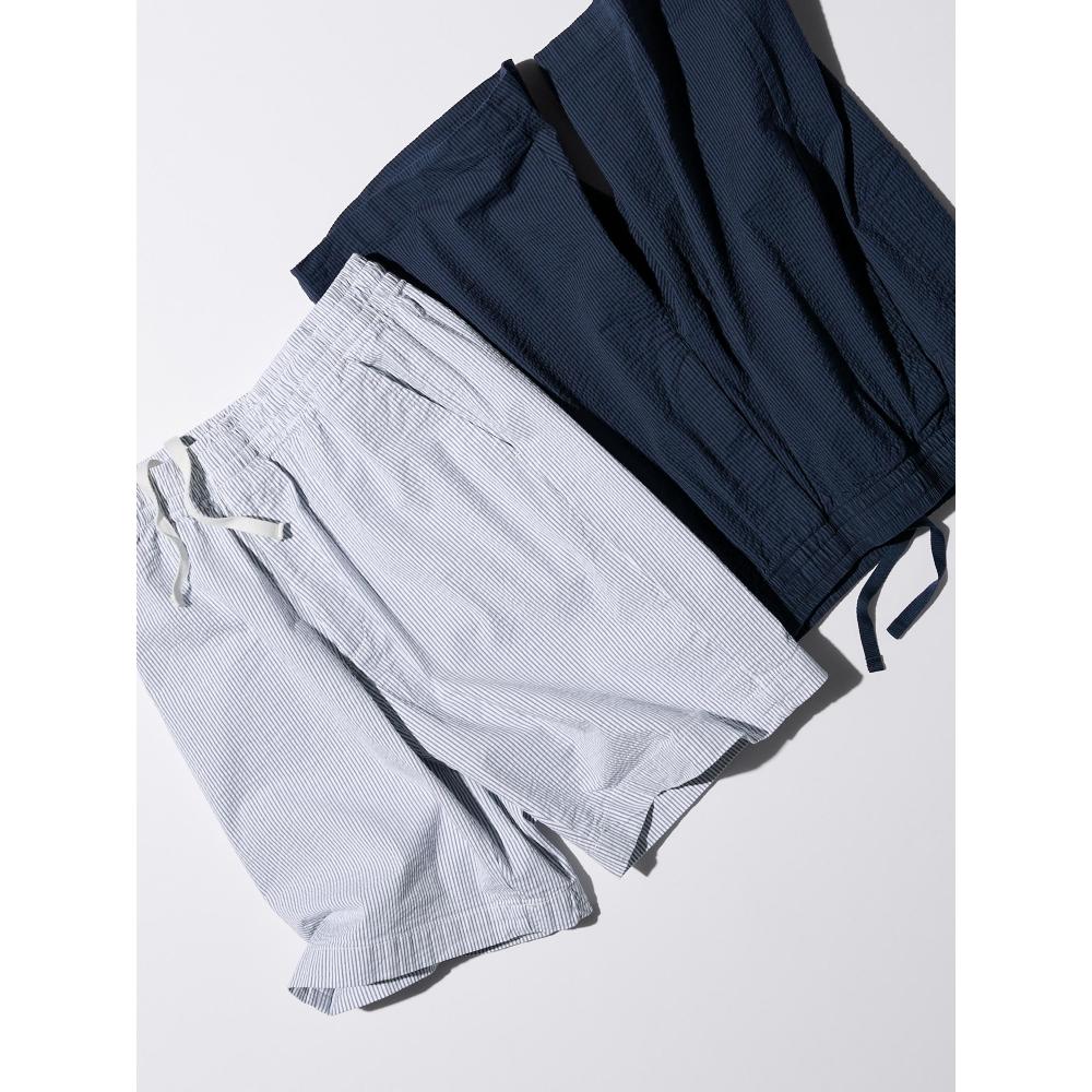 Uniqlo Stretch Easy Short Pants  Seersucker 