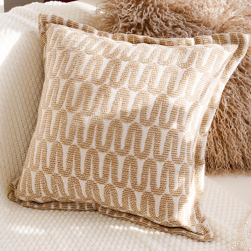 Pillow Covers for Sofa Bedroom Living Room Home Decor, Modern Neutral Decorative & Throw Pillows, Soft Cushion Cover Set