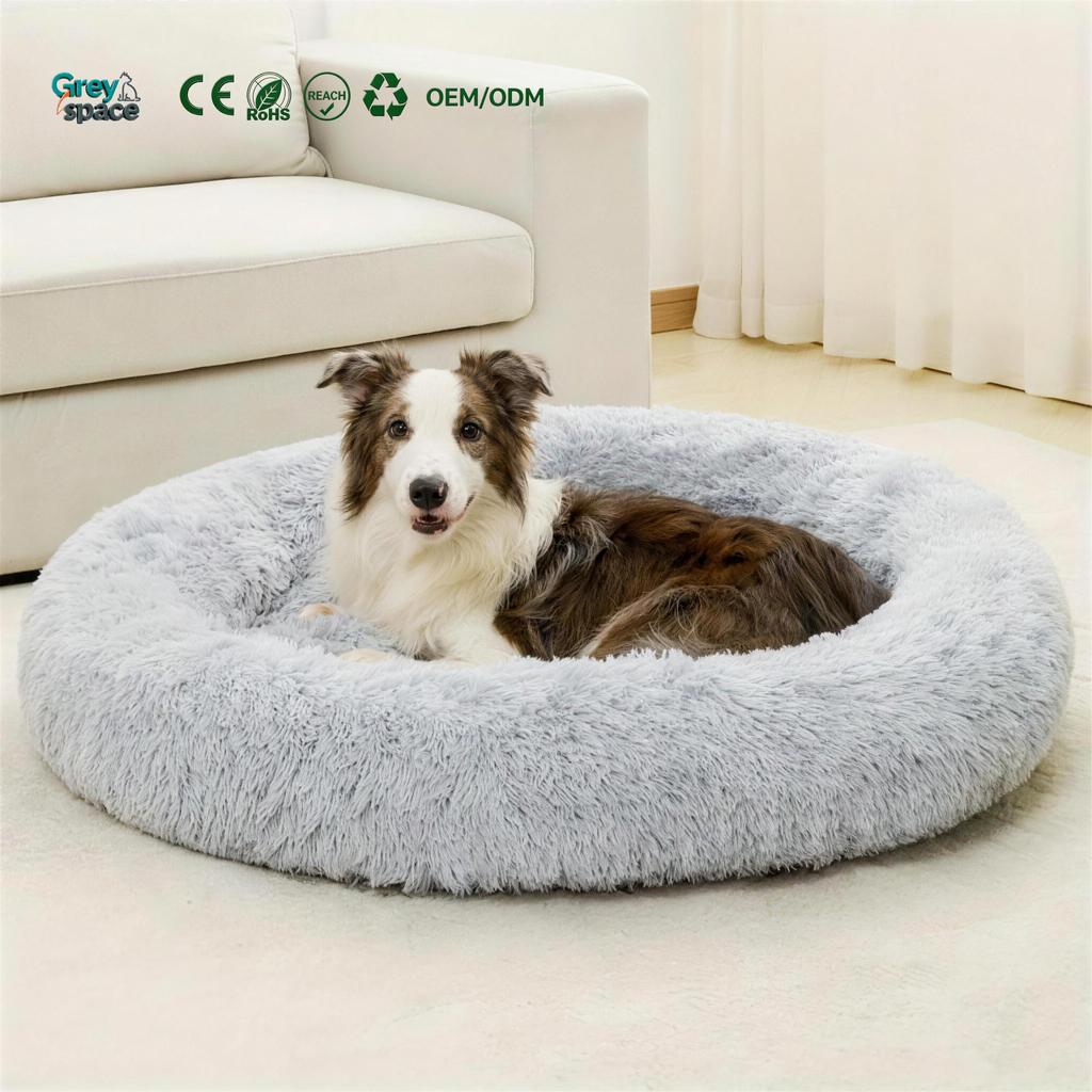 40cm 100cm Plush Dog Bed Rectangle Nest Soft Cat Bed Removable Lid Hand Washable Luxury Fluffy Pet Bed