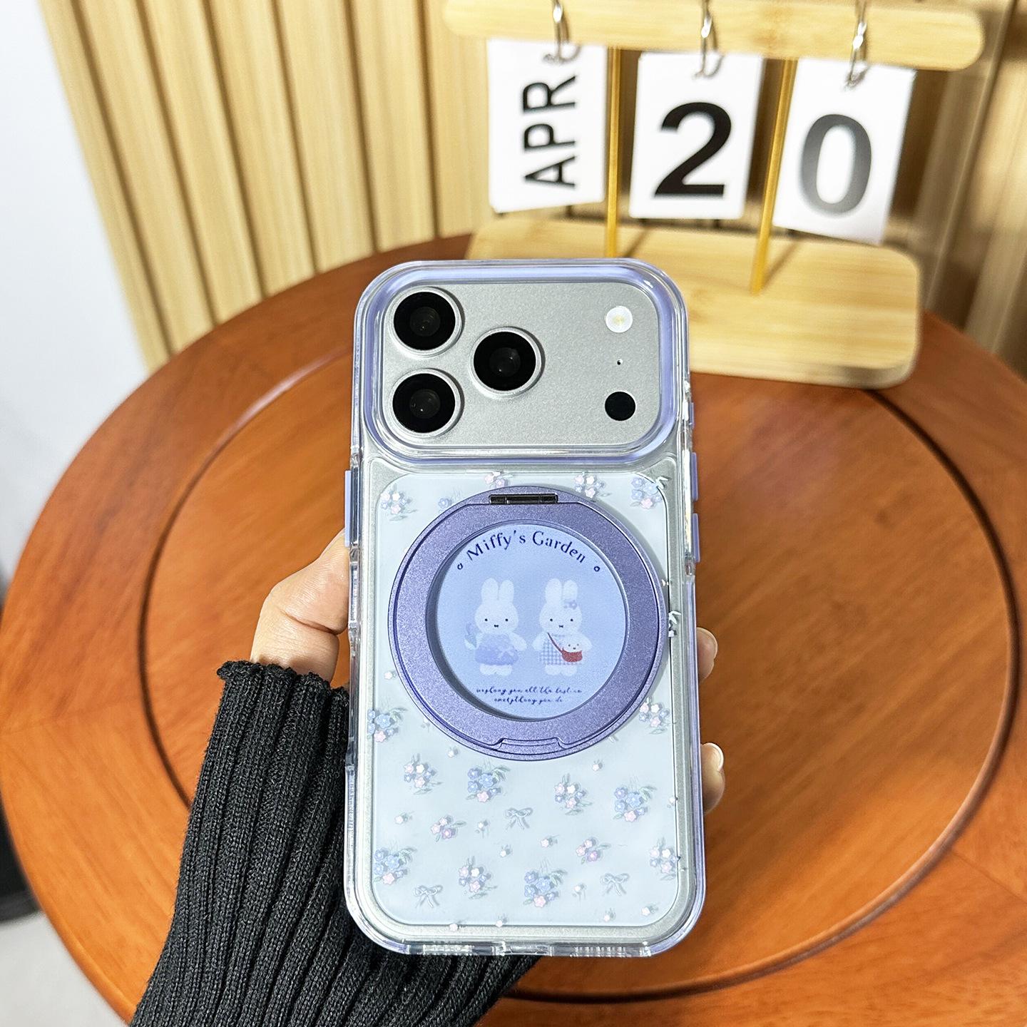 

iPhone 17 Pro Max & 16 Pro Pivot Stand Compatible Phone Case 14 Pro Max