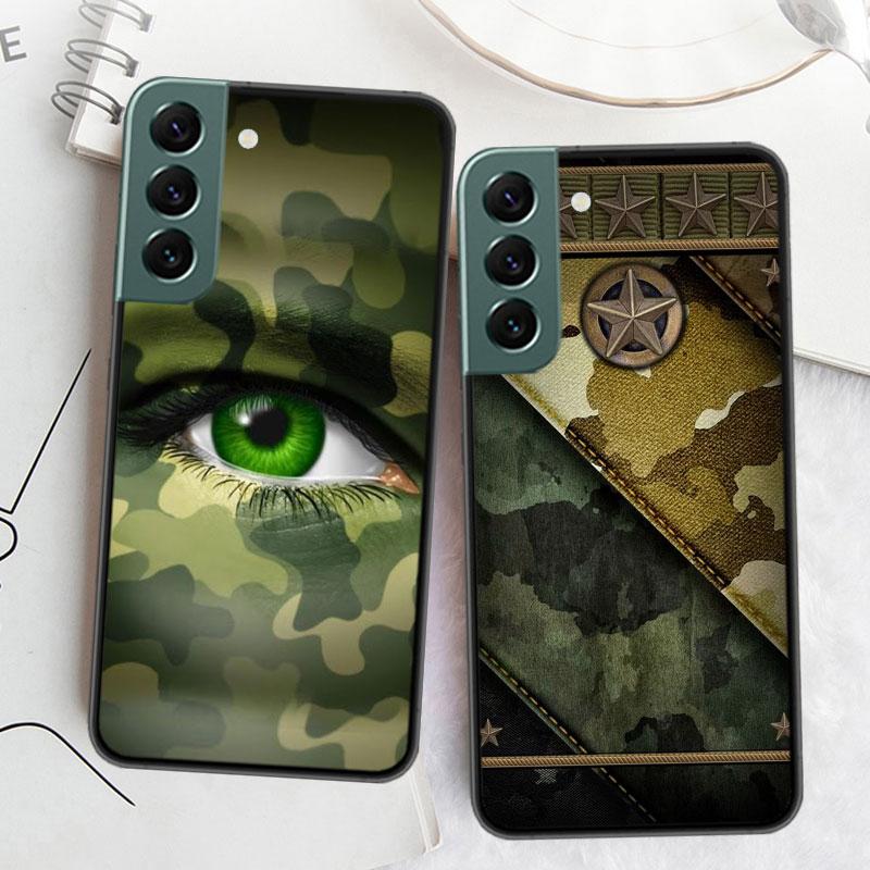 Kamuflażowy Kolor Etui Na Telefon Dla Samsung A16 A26 A36 A56 Galaxy A02S A12 A52S A13 A23 A33 A53 A54 A34 A24 A14 A22 A32 A42 A72 Cov