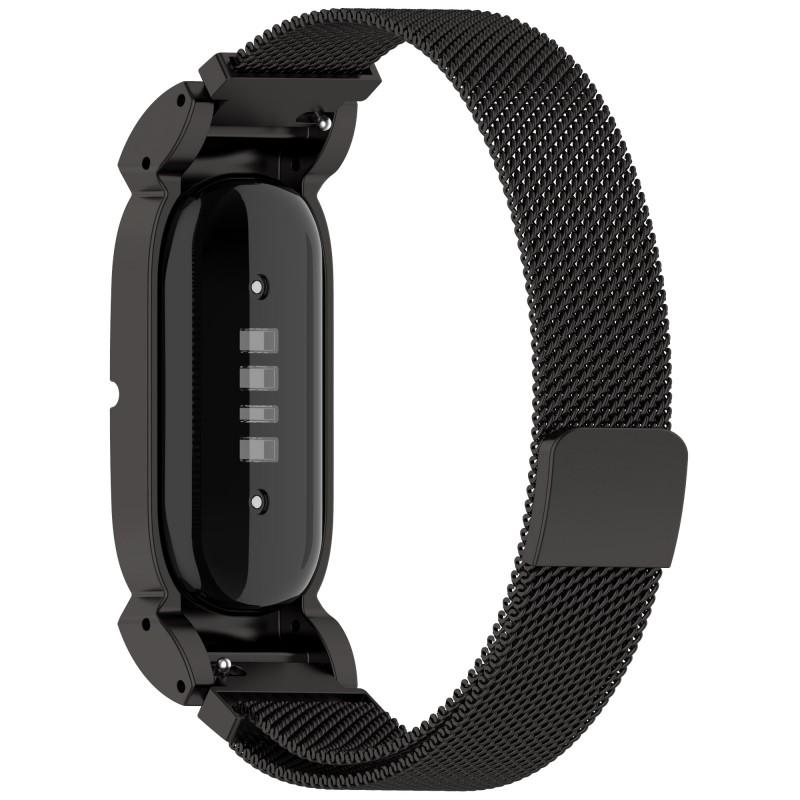 Edelstahlarmband für Google Fitbit Air Smartwatch Mailänder Handgelenkschlaufe Magnetisches Armband Ersatz-Armband Zubehör