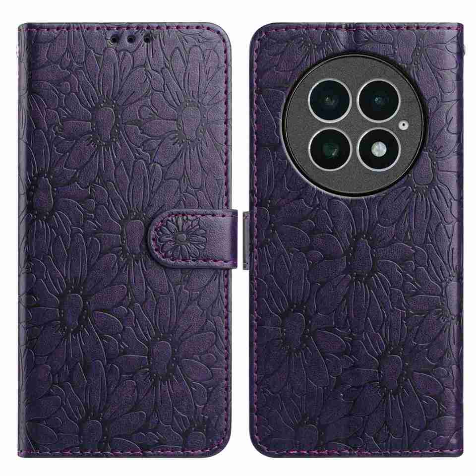 10-Color Daisy Embossed Flip Card Case for Infinix Smart 8/itel A70/Tecno Spark 20,Pop 7,Pop 8,Pova 5,Pova Neo 2,Pova Neo 3,Spark Go 2023...