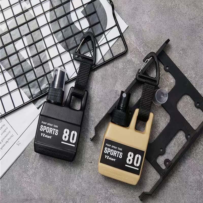 80ml Outdoor Camping Portable Pump Perfume Refillable Spray Bottle Empty Cosmetic Containers Atomizer Bottle Travel