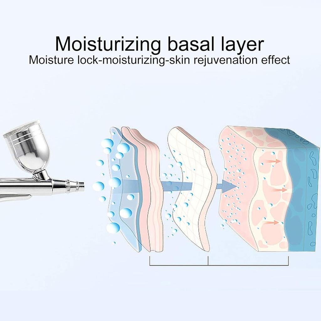 Professional Oxygen Facial Machine,Water Oxygen Sprayer,Portable Handheld Face Skin Moisturizing Nanos Spray Airbrush for Skin Rejuvenation