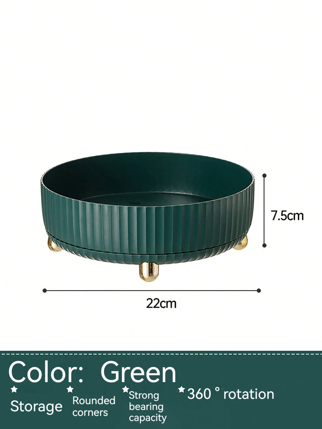 

1PC 360° kitchen special sauce and vinegar condiment storage rack Multi-functional condiment condiment storage rack Light luxu зелёный