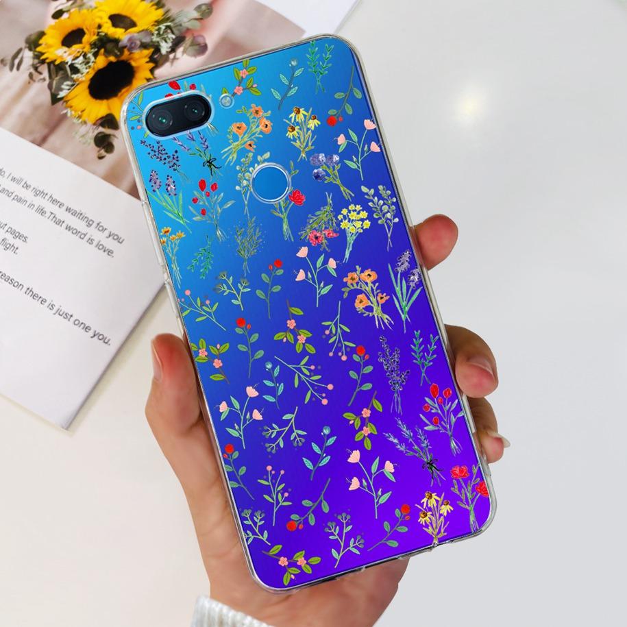 For Xiaomi Mi 8 Lite Case Fashion Soft Silicone Phone Case For Xiaomi Mi 8 SE / Mi 8 Pro Mi8 Lite Clear Tpu Cover Astronaut Capa