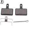 5 Pair Resin SemiMetallic Black Mountain Bike Disc Brake Pad Bicycle Cycling Tool Accessory(DS 01S )