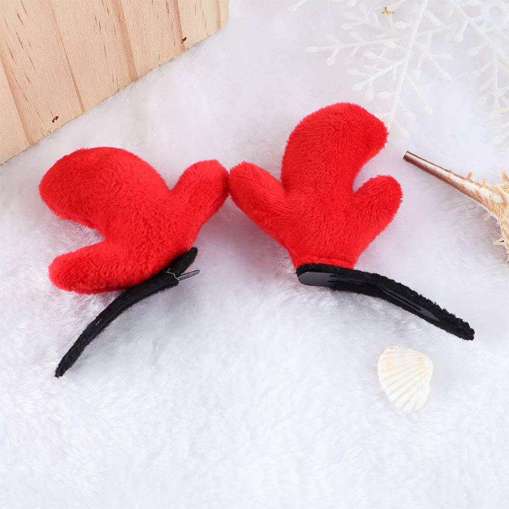 Cloth Zinc Zinc Alloy Christmas Hair Clip Korean Style Headwear Kids Hair Accessories Christmas Hat Hairpin