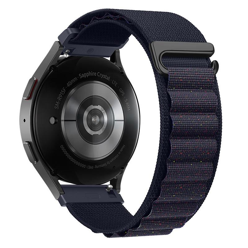 20mm 22mm Nylon Alpine Loop Strap For Samsung Watch 7 6 5 4/Huawei Watch 5/4/3/GT5-4-3 Pro Wristband Amazfit Active 2/Bip 6 Band