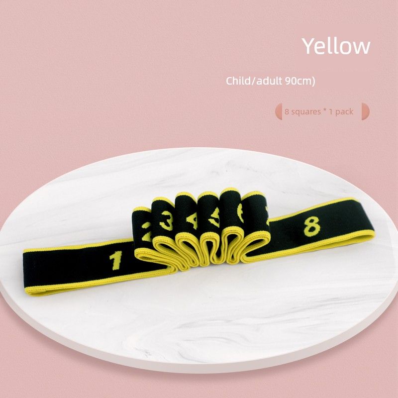 

Yoga Stretch Band Adult Latin Kids Practice Dance Bandage Stretch Band Stretch Strap Resistance Band Stretch Band Auxiliary * Welfare Special Price * [8-1 Pack] Yellow