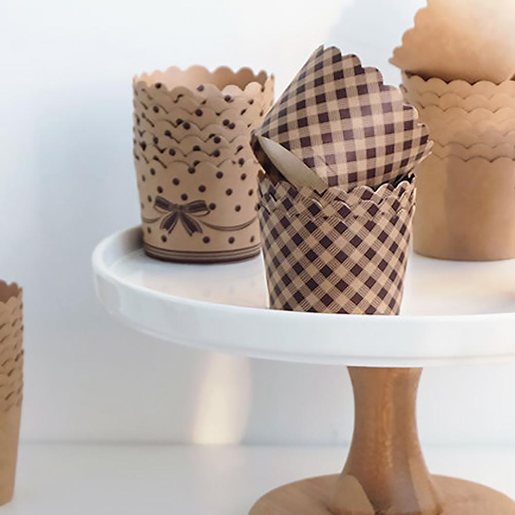 150pcs Baking Paper Cup Food Grade High Temp Resistant Disposable Cupcake Liners For Oven Wedding Party Muffin Cup Cake Holder