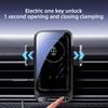 Smart Sensing Car Phone Holder 15W Qi Wireless Charging Motorized Air Vent Car Mount Charging Stand Rotatable Cable Port