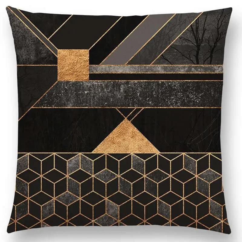 Neu Abstrakt Geometrisch Farben Streifen Zersplittert Amethyst Saphir Bunt Drucke Kissenbezug Auto Sofa Überwurf Kissenbezug