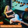 Halloween Ghost Pillowcase 45x45cm Sofa Couch Cushion Covers Gothic Throw Pillow Case for Halloween Home Party Decoration
