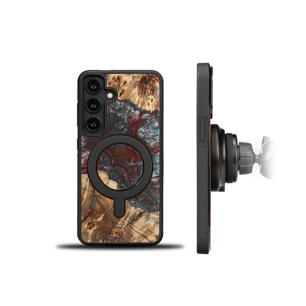 Bewood Unique case for Samsung Galaxy S24 - Planets - Pluto with MagSafe
