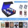 ZWSJLC Deck Case, Card Storage, Large Capacity, PU Leather, Trading Card Storage Box with 24 Dividers and Card Stoppers, Compatible with MTG and Other