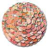 110 Fruit Peach Graffiti Style Waterproof Stickers for Skateboards, Luggage, and Journals