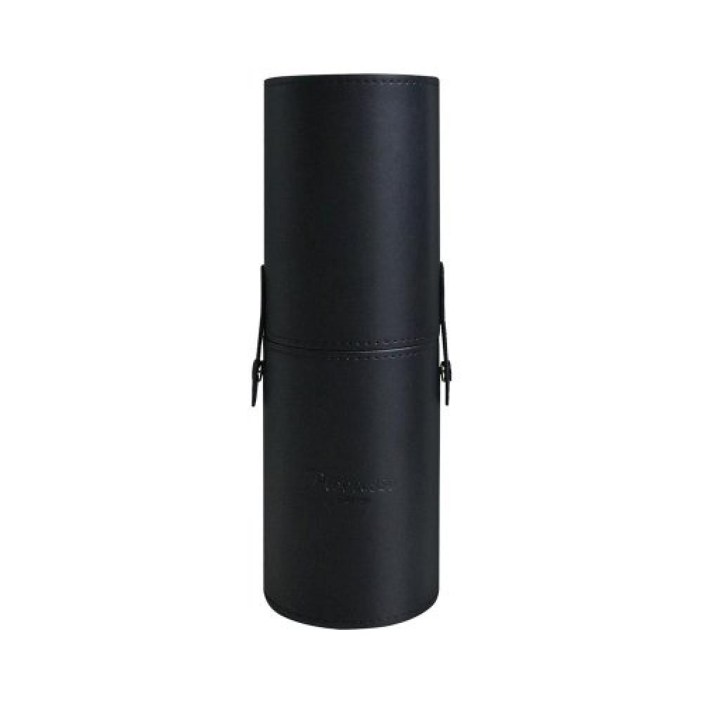 Круглый кейс для кистей Piccasso из натуральной кожи blacks