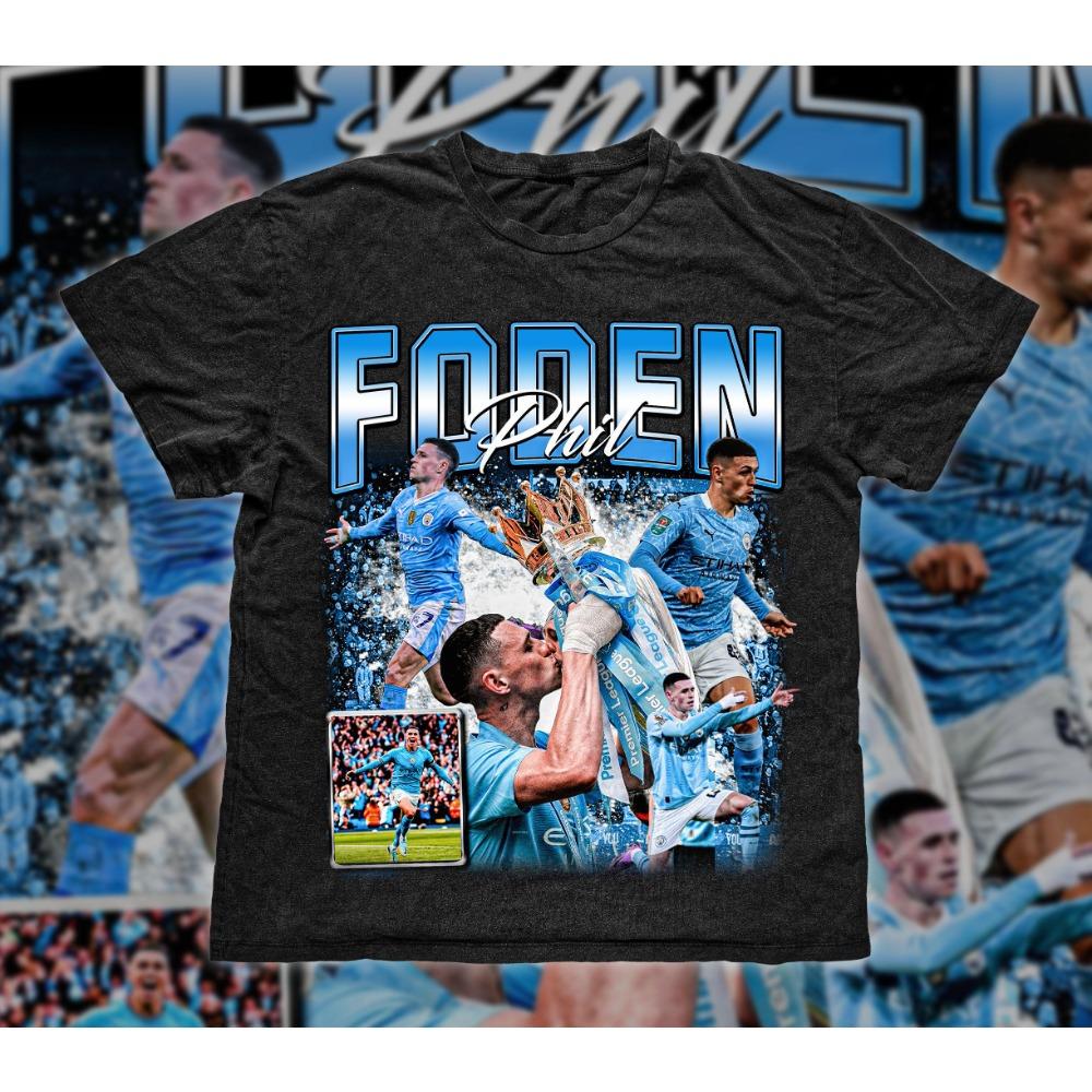 2025 Vintage Summer Mens Alphabet Print Round Neck Tshirt Manchester City Tshirt Football Sports Cotton Short Sleeve S