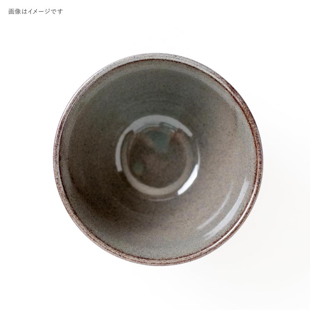Minoru Pottery eureka -Shinogi- 110 Teeschale, Hellblau