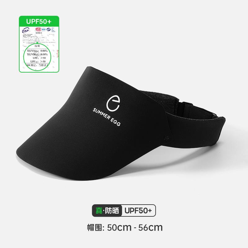 New Ice Silk Empty Top Hat, Adjustable Sunscreen Hat, Women's Outdoor Sports Hat, Sunshade Sun Hat