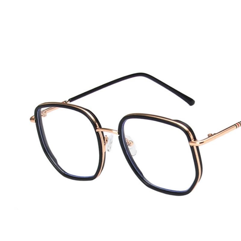 Irregular Big Frame High Performance Clear Eyeglasses Oversize Fashion Myopia Nerd Spectacles -0.5 -1.0 -2.0 -3.0 -4.0 to -6.0