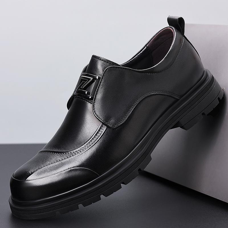 Fashion New Designer Luxury Genuine Leather Loafers for Men Fashion Casual Men's Wedding Shoes Spring Autumn Business Man Dress Shoes