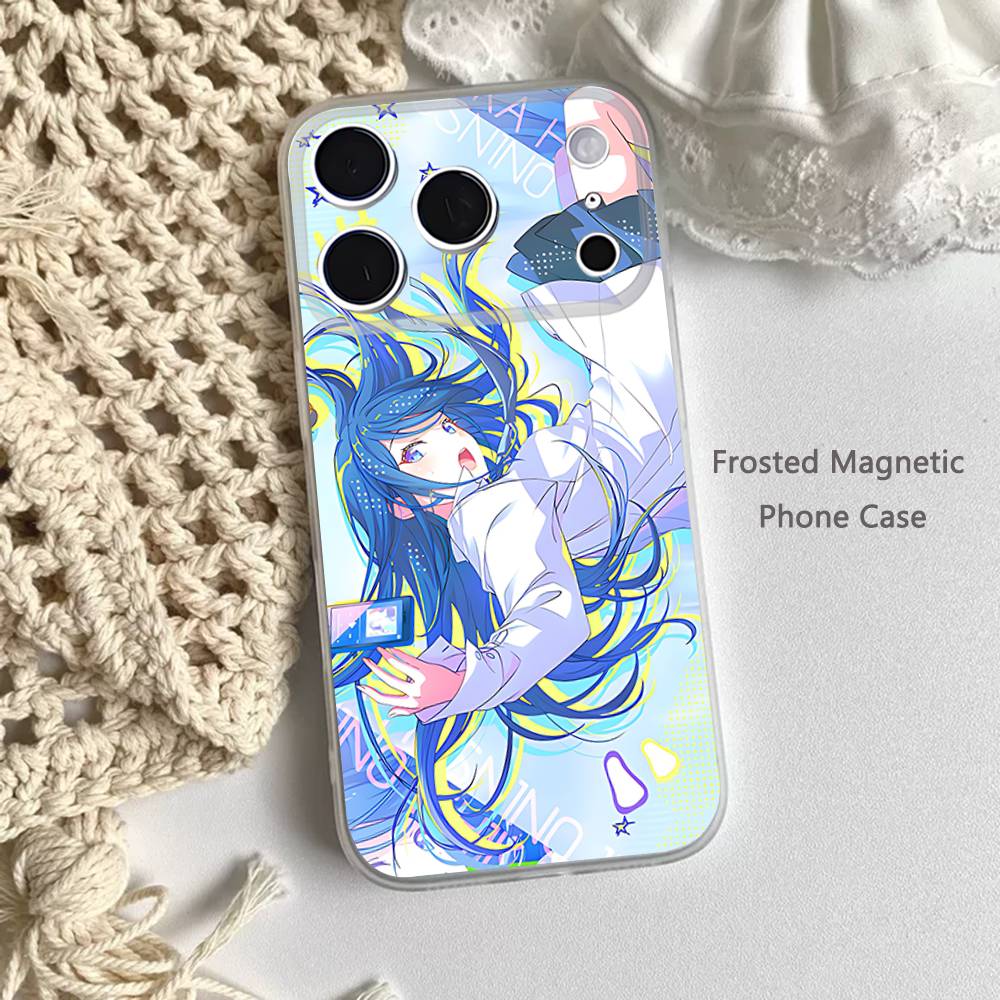 Cute P-ProjectS S-SEKAI For iPhone 11,12,13,14,15,17,16,Pro,Plus,E,Max,Air,Mini Clear Magnetic Frosted Cover