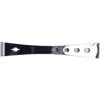 Hardened 3Cr13 Stainless Steel Pry Bar Tool Utility Heavy Duty Claw Bar Flat Pry Bar with Chisel Tips 4 Gauge Hex Hole for Woodworking Beekeeping Car