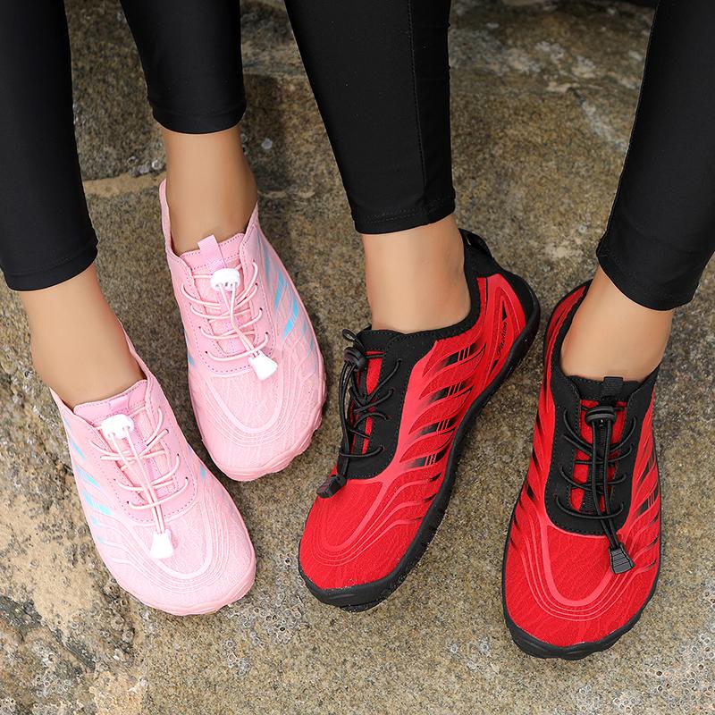 Outdoor Strand Watten Sneaker Herren Damen Schnelltrocknend Aqua Schuhe Barfuß Leicht Atmungsaktiv Wassersport Schuhe zum Tauchen Surfen Angeln
