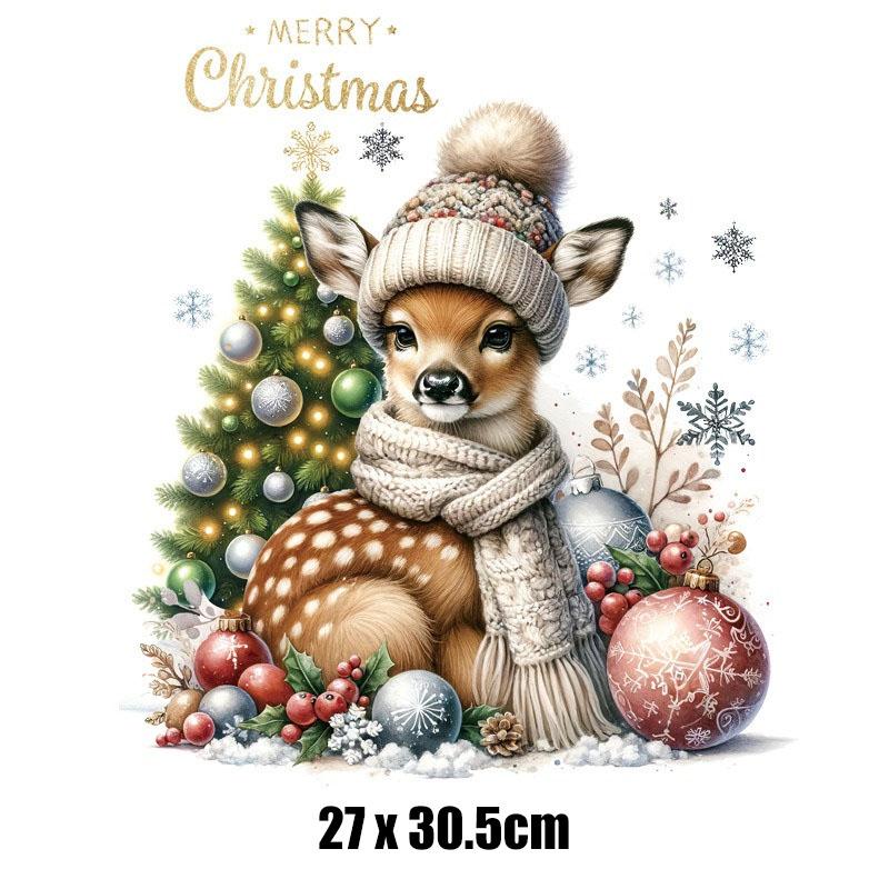 

Рождественский олень Санта-Клаус Наклейки на стену Снеговик Кошки Украшение для окна Наклейка Счастливого Рождества для рождественских подарков Украшение для дома