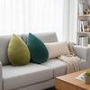 Soft Throw Pillow PP Cotton Filling Sofa Cushion Minimalist Leaf Shaped Pillow  Bed Room