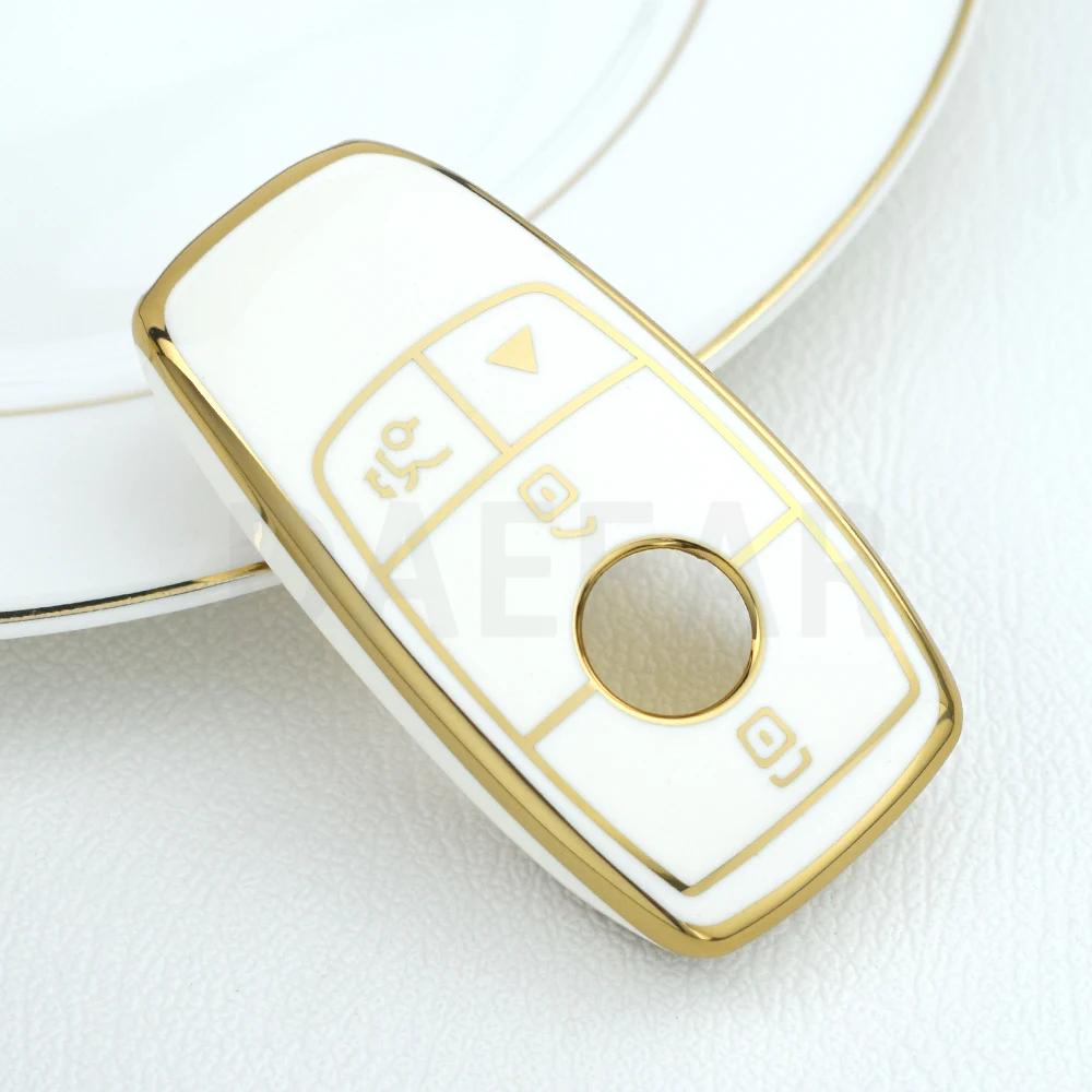 For Mercedes Benz A C E S G Class GLC CLE CLA W177 W205 W213 W222 X167 AMG TPU Car Remote Key Case Cover Shell Accessories