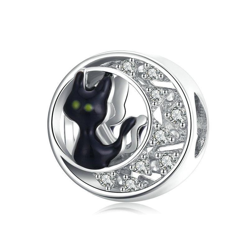 Fits Original Fashion Bracelet Necklace 925 Sterling Silver Cup Cat Charms Bead Women 925 Silver Pendant Diy Jewelry Kit