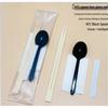 JingJingRS Disposable Bamboo Cutlery 4-Piece Set