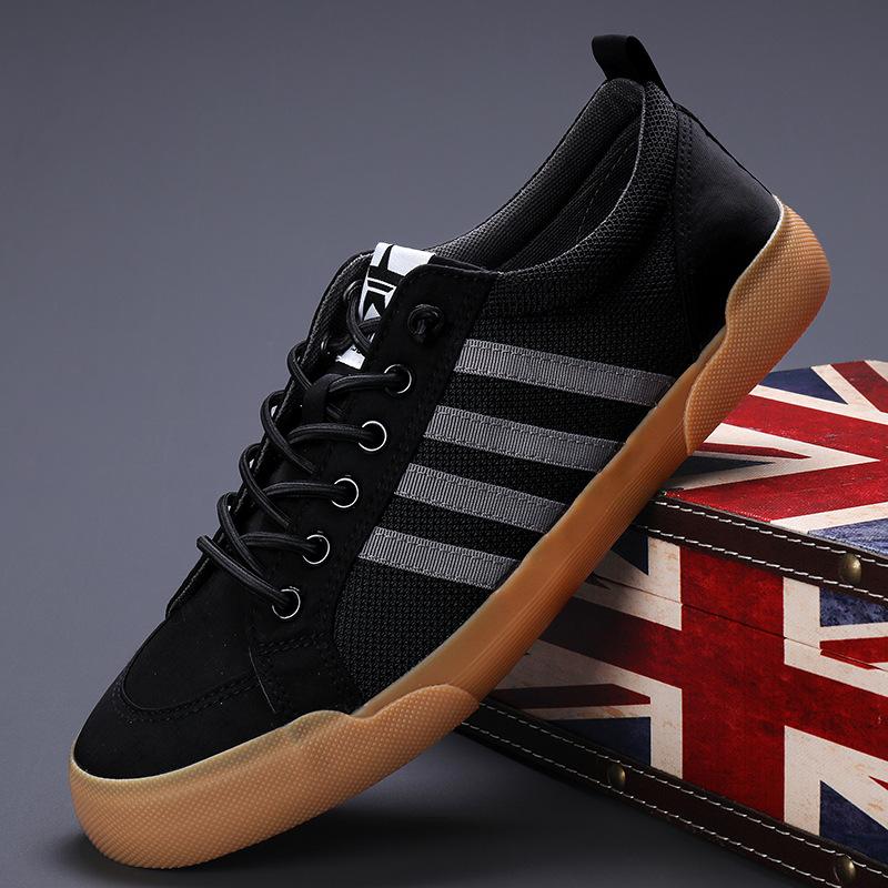 New Summer Mens Shoes Trendy and Versatile Mens Casual Canvas Shoes Trendy and Comfortable Flat Shoes