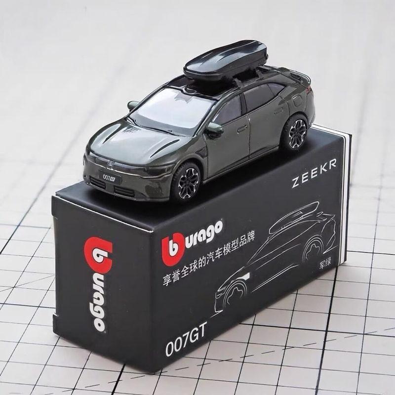 Bburago 1:64 Zeekr 007Gt Alloy Station Wagon Car Model Diecast Metal New Energy Vehicle Car Model Simulation Collection Kid Gift