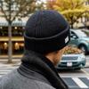 Men Winter Hat Knitted Pure Color Elasticity Keep Warm Thick Ear-protecting Cap Father Grandfather Headwear Outdoor Cap