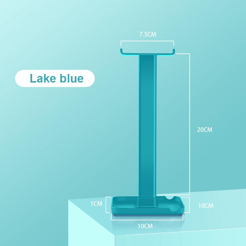 Stojak Ekspozycyjny na Słuchawki Podwójne Porty USB RGB Stojak Ekspozycyjny na Słuchawki Sterowanie Dotykowe Ładowanie Transmisja Danych dla Uniwersalnych Słuchawek